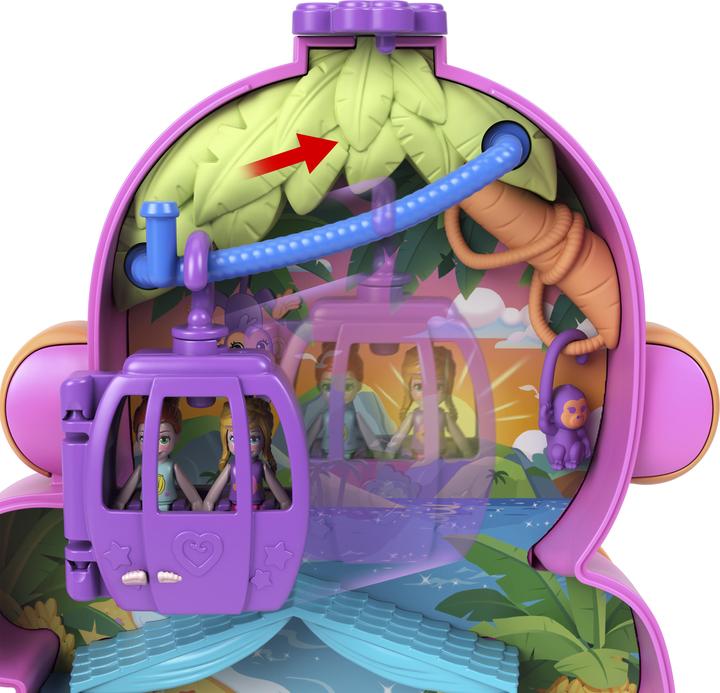 Produktbild Polly Pocket Spielset Affenmama und Baby