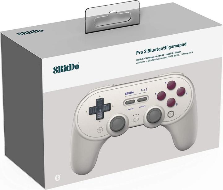 Actual product image 8bitdo Pro2 Gamepad G (Android, Switch, Steam Machine, PC, Raspberry Pi 3)