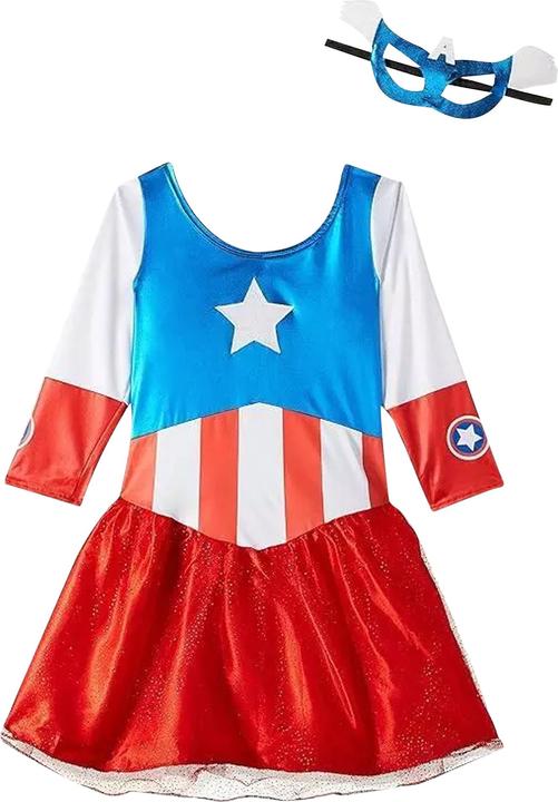 Produktbild Captain America Dream Kostüm Mädchen (104)