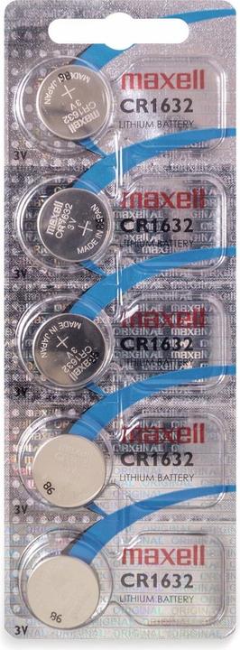 Produktbild Maxell Knopfzelle CR1632 (5 Stk., CR1632, 140 mAh)