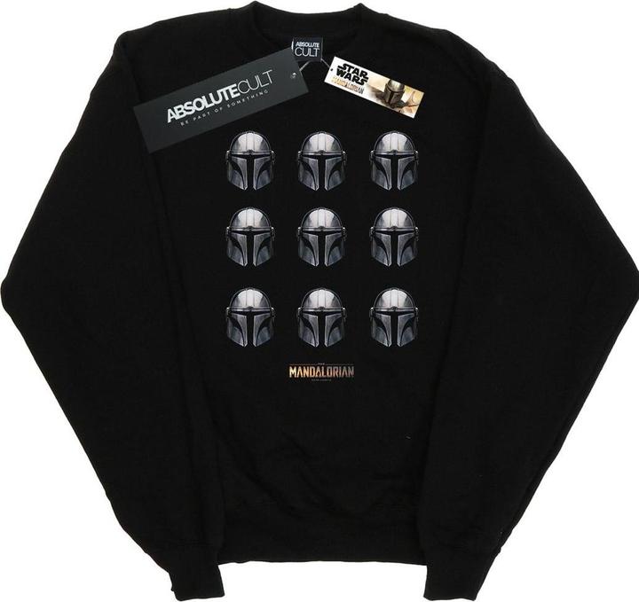 Star Wars The Mandalorian Helmet Pattern Sweatshirt