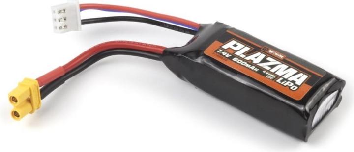 Produktbild HPI Plazma 7.4V 600mAh 10C LiPo Battery Pack (7.40 V, 600 mAh)