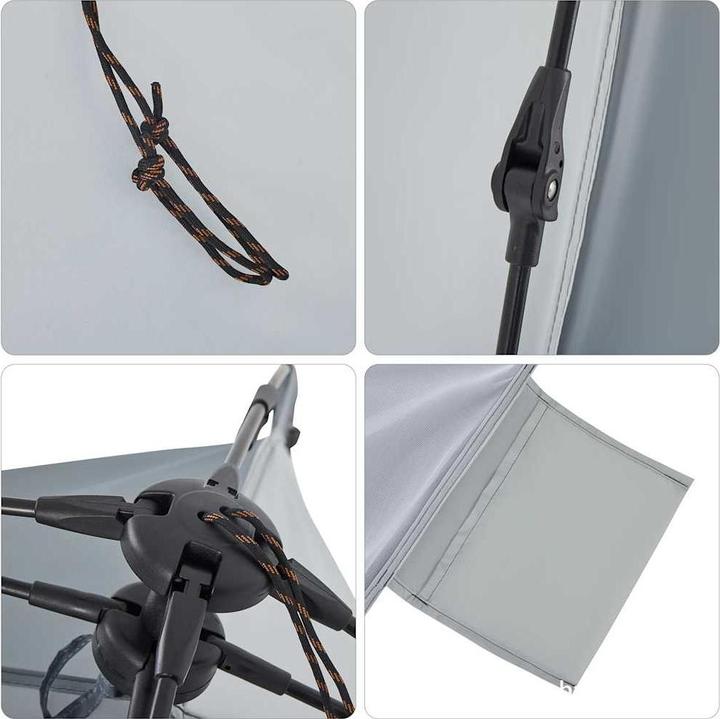 Produktbild VidaXL Strandzelt Quick Release Wasserdicht (Strandzelt + Strandmuschel, 1.10 kg)