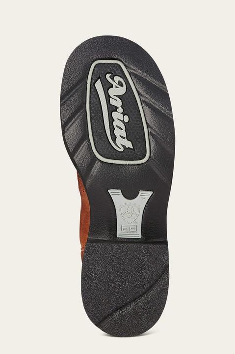 Actual product image Ariat 's leather western boots fatbaby saddle (38.5)