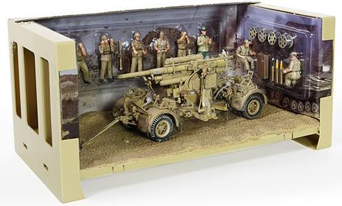 Actual product image Forces of Valor German Krupp Flak 36 w/Flak 18 + sd 202 tow veh.