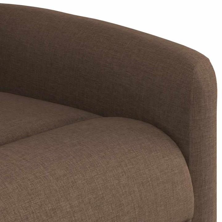 Productafbeelding VidaXL Massagefauteuil Bruine stof Massage TV-fauteuil Fauteuil met massagefunctie