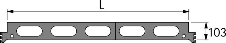Image du produit Hettich Traverse L1060-1860mm