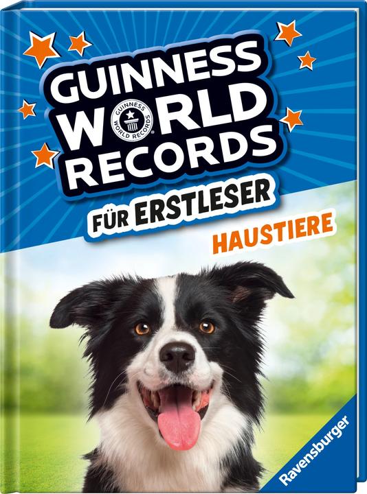 Ravensburger Guinness World Records für Erstleser - Haustiere (Rekordebuch zum Lesenlernen) (German, 2024)