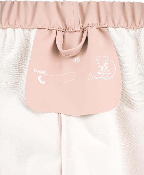Actual product image Sterntaler Rain trousers unlined pale pink size 128 (128)