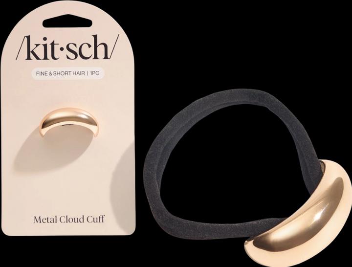 Image du produit Kitsch Haarband Metallwolke Gold S