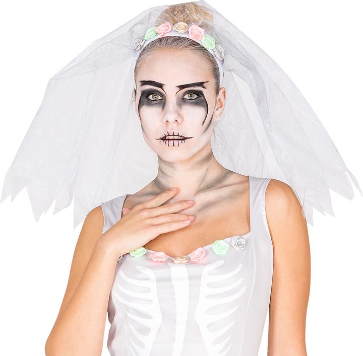 Produktbild Dressforfun Frauenkostüm Brautkleid Skelett (XL)