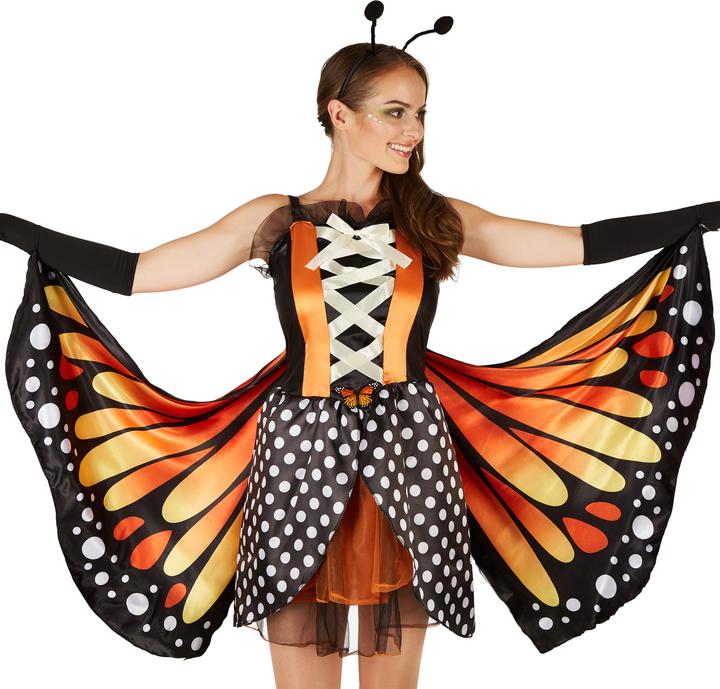 Immagine prodotto tectake Costume da donna - Farfalla Licena rosso fuoco (XXL)