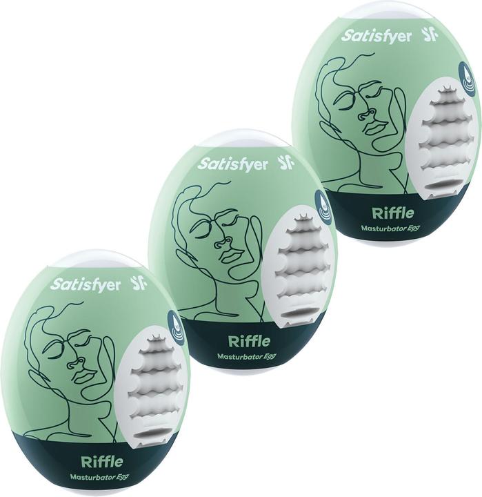 Satisfyer Masturbator Egg Set - Riffle - 3 pcs
