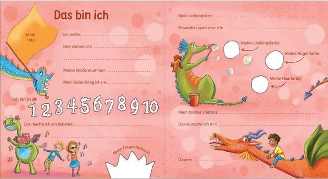 Produktbild Meine Kindergarten-Freunde (Drachen) (Deutsch, Loewe Eintragbücher, Stefanie Klassen, 2022)