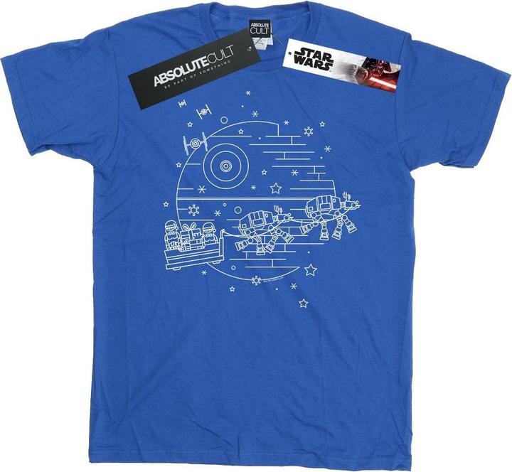 Immagine prodotto Star Wars Death Star Sleigh Maglietta Ampia Donna (L)