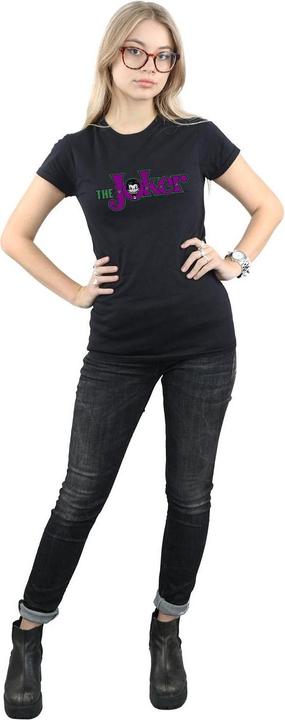 Actual product image Womens/Ladies The Joker Text Logo Cotton T-Shirt (XXL)