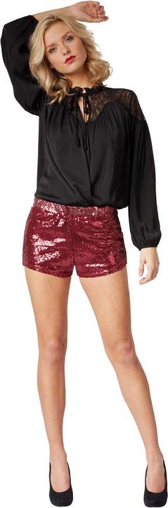 Produktbild tectake Pailletten-Shorts (S)