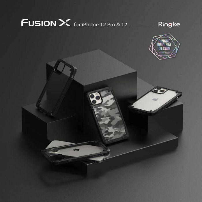 Actual product image Ringke Fusion X Case Armored Cover with Frame for iPhone 12 Pro (Apple iPhone 12)