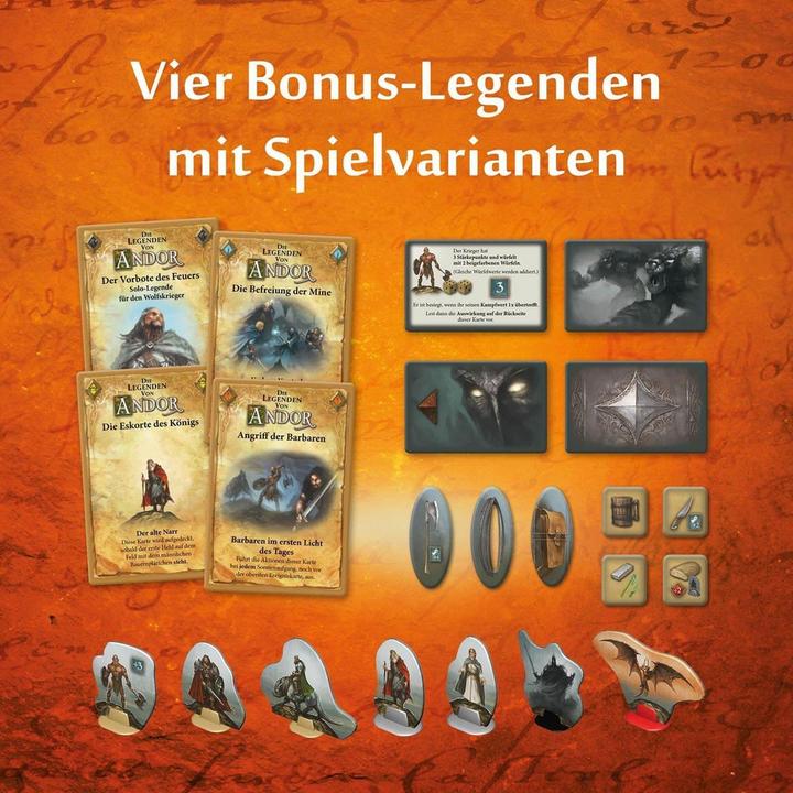 Productafbeelding Kosmos De legenden van Andor - De bonusbox (Duits)