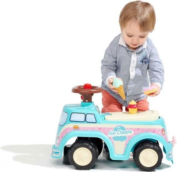 Actual product image Falk Loopauto Ijscoman Loopwagen Mini Van met accessoires 1-3 jaar (2009947)