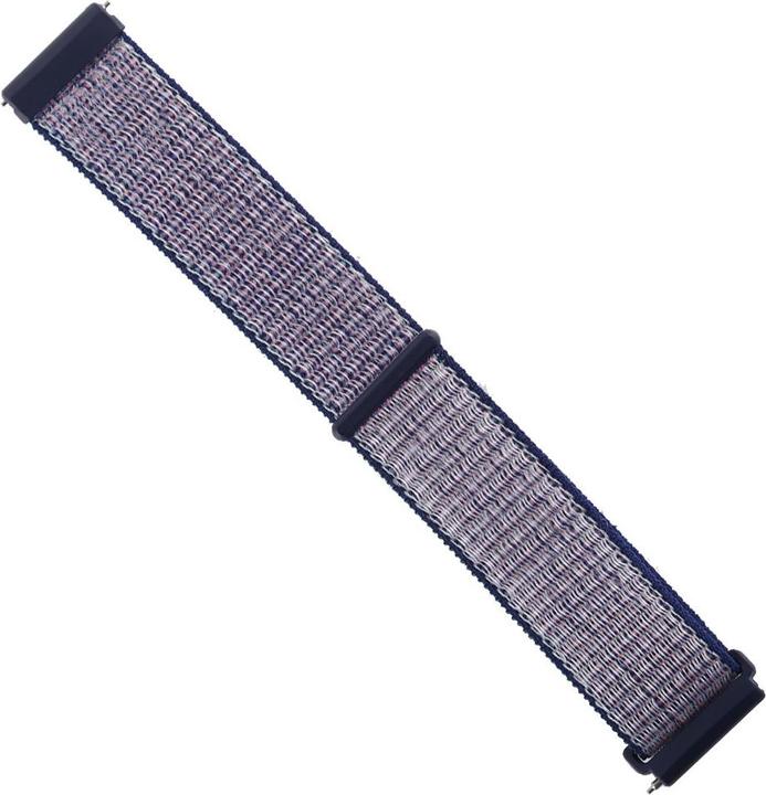 Image du produit Cover-Discount Fitbit Versa - Bracelet en nylon avec fermeture velcro bleu (Nylon)