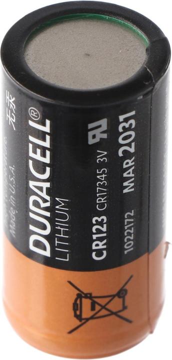 Actual product image Duracell Lithium (1 pcs., CR123A, 1400 mAh)