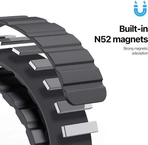 Immagine prodotto Dux Ducis Cinturino OA per Apple Watch 38mm/40mm/41mm - Nero (38 mm, 40 mm, 41 mm, Silicone, Apple Watch Series 2, Apple Watch Series 1, Apple Watch Series 3, Apple Watch Serie 4, Apple Watch Serie 5, Apple Watch Serie 6, Apple Watch Series 7, Apple Watch Series 8, Apple Watch Series 9, Apple Watch SE)