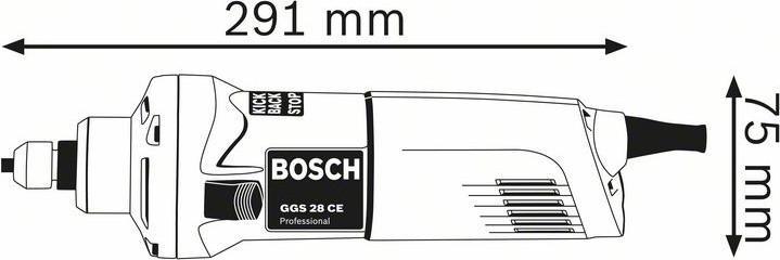 Actual product image Bosch Professional GGS 28 Straight grinder (Straight grinder, 380 W)