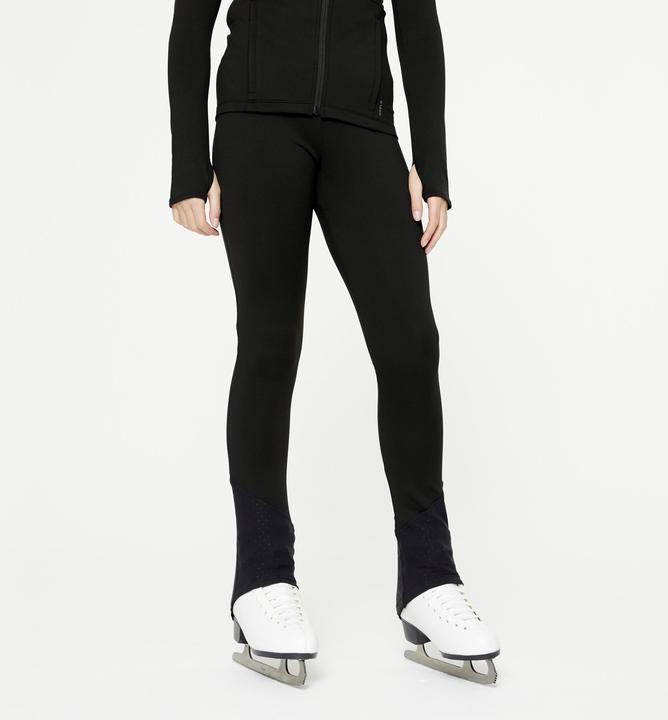 Immagine prodotto Axelys Leggings da pattinaggio artistico per bambini - nero (10, 11, 12)