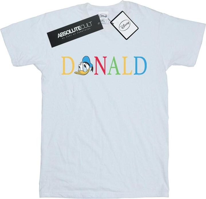 Immagine prodotto Disney Donald Duck Letters Maglietta Ampia Donna (M)