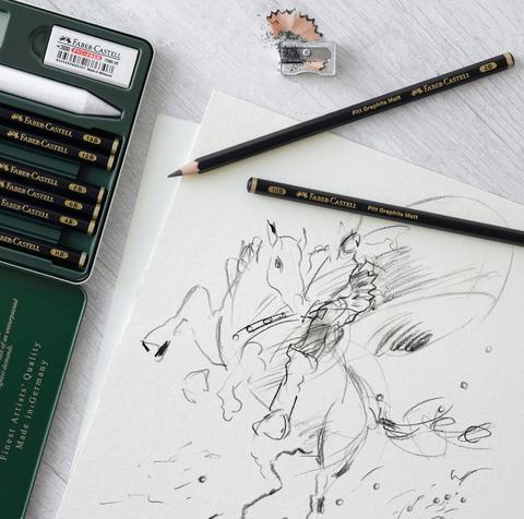 Immagine prodotto Faber-Castell Set di matite in grafite (2 mm, B, HB, 11 x)