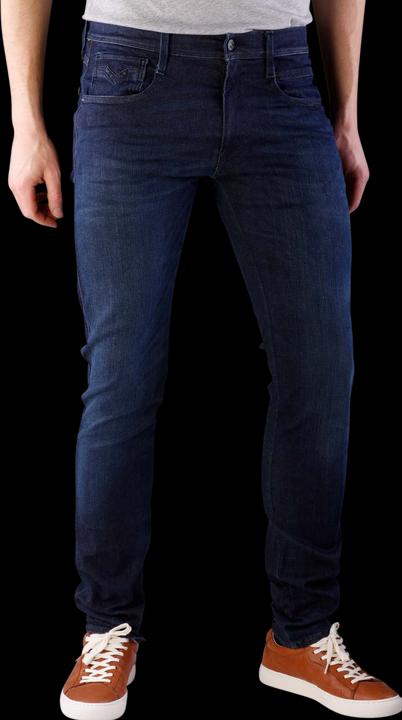 Actual product image Replay Anbass Jeans Slim Hyperflex dark indigo (W28/L32)
