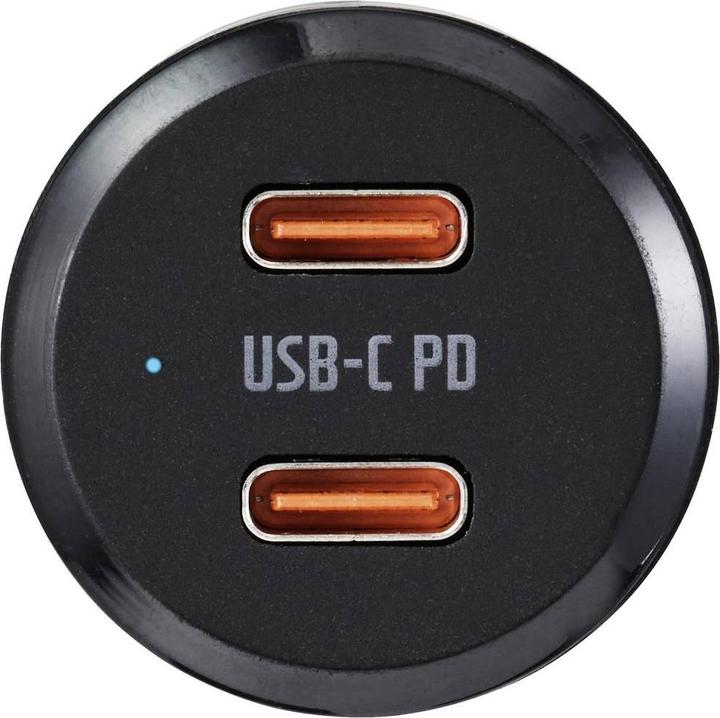 Actual product image Voltcraft VC-PD40W-2C VC-13431420 USB charger car Output current (max.) 3 A 2 x