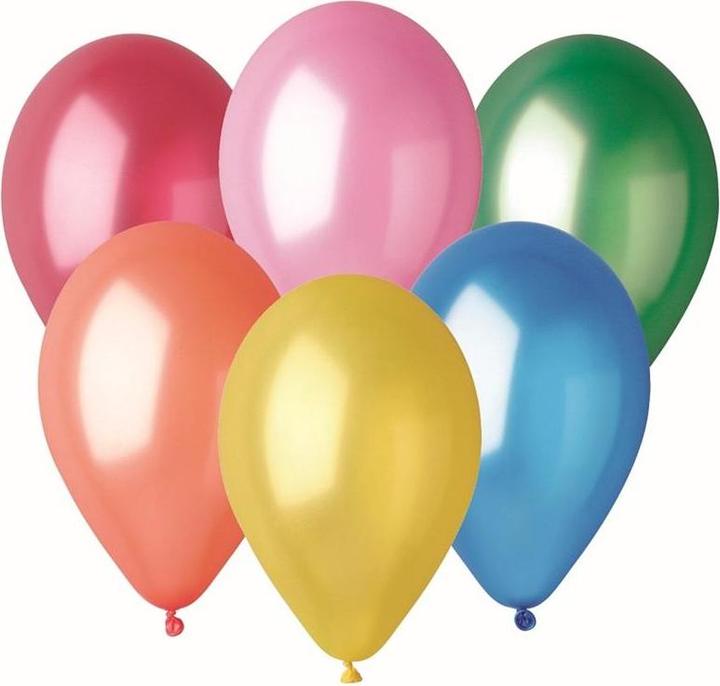 Gemar Metallische Luftballons, gemischte Farben, GM120, 33 cm, 50 Stück. (50 x)