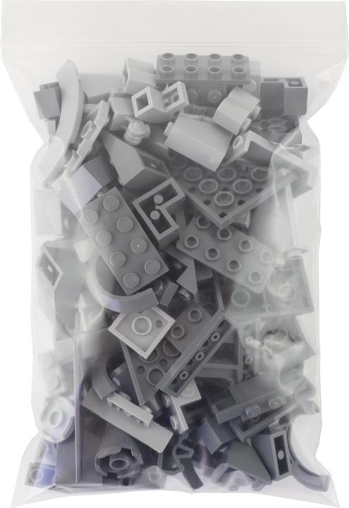 Actual product image LEGO bricks light/dark grey mixed - 1.000 pieces - Light/Dark bluish grey bricks mix - NEW (LEGO Accessories)