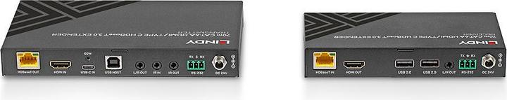 Produktbild Lindy 70m Cat.6A TypeC & HDMI HDBaseT 3.0 KVM Extender (38346)
