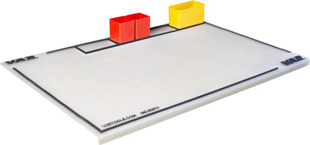 Actual product image VAR Rubber workbench mat large transparent MO-52074