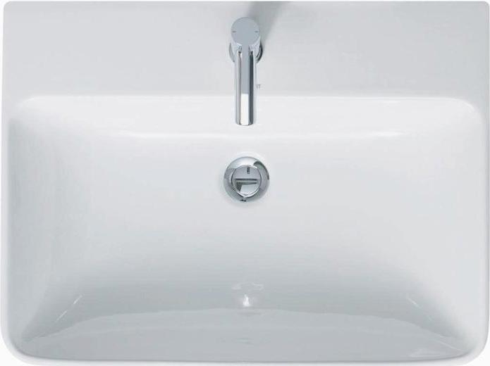 Actual product image Duravit Washbasin ME by Starck m ÜL m HLB 550x440mm 1 tap hole white (440 mm, 550 mm)