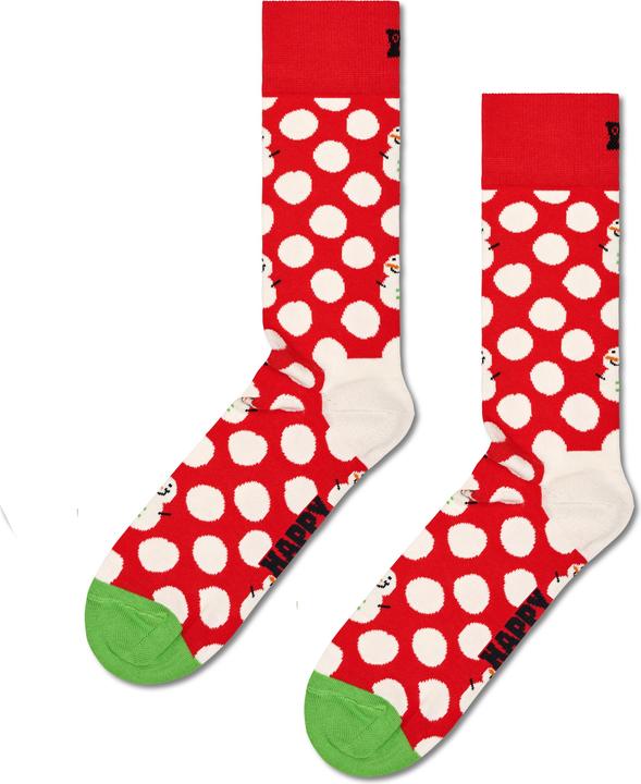 Actual product image Happy Socks Big Dot Snowman (Single pack, 41 - 46)