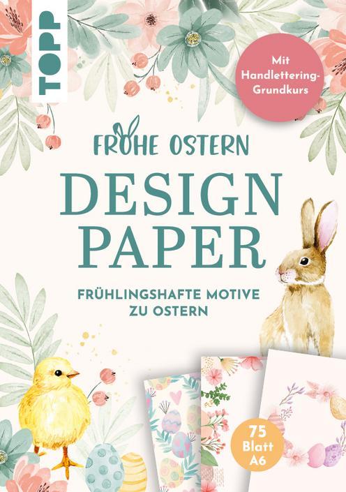 Immagine prodotto Topp Blocco carta Handlettering Design "Happy Easter", A6 (75 pz.)