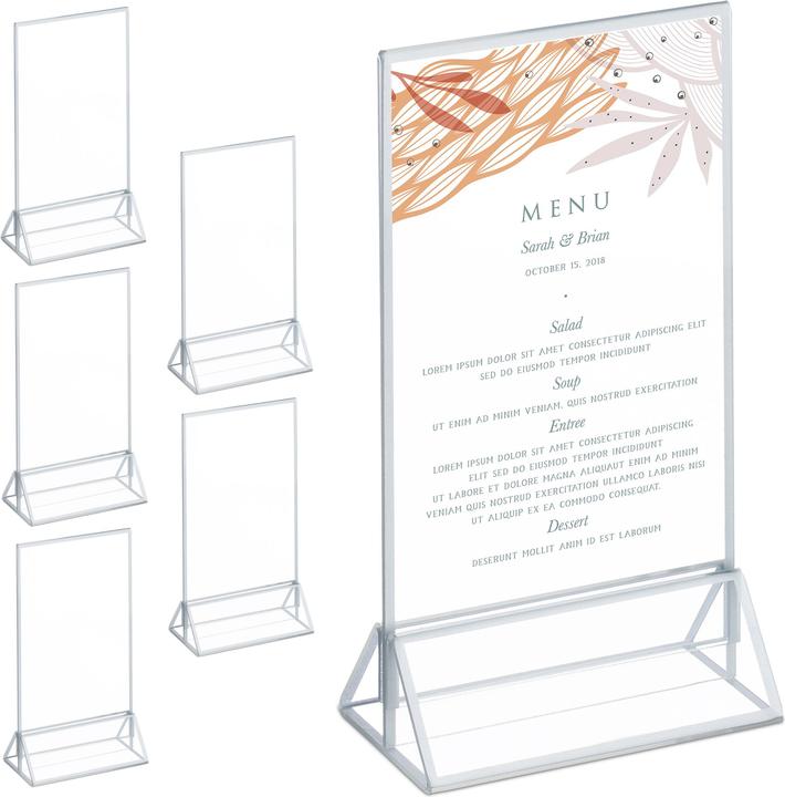 Actual product image Relaxdays 6x Table stand