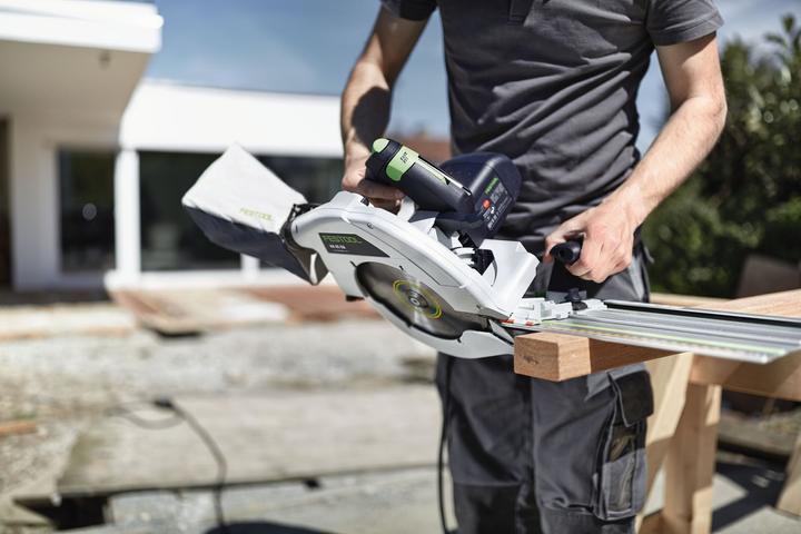 Actual product image Festool HK 85 EB-Plus-FS Pendelkapzaagmachine incl. geleiderail in systainer - 1900W - 230mm