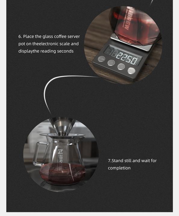 Produktbild HiBREW S1 Kaffee-Handbrühset (0.50 l)