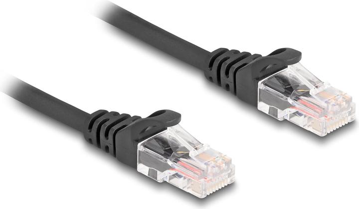 Image du produit Delock Câble RJ45 spiralé mâle/mâle Cat.5e 2 m noir (UTP, CAT5e, 2.20 m)