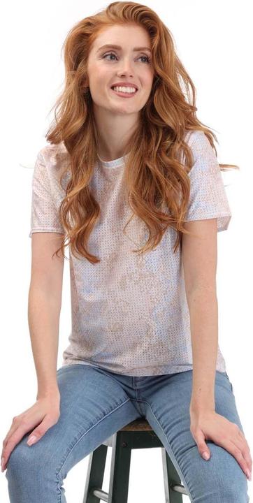 Actual product image adidas Womens/Ladies Fast All-Over Print T-Shirt (36 D)