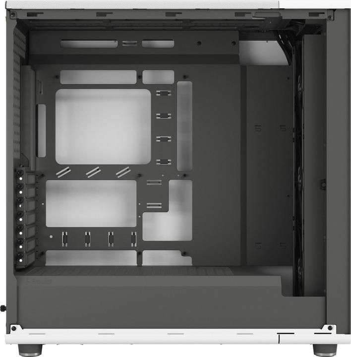 Actual product image Fractal Midi North XL RC Chalk White TG clear (ATX, Mini-ITX, mATX)