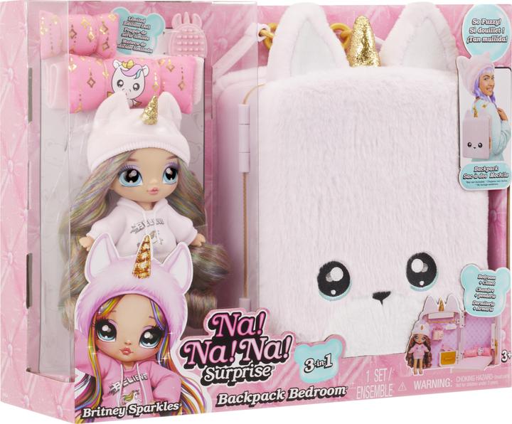 Produktbild MGA Na. Na. Na. Surprise 3-in-1 Backpack Bedroom Unicorn Playset