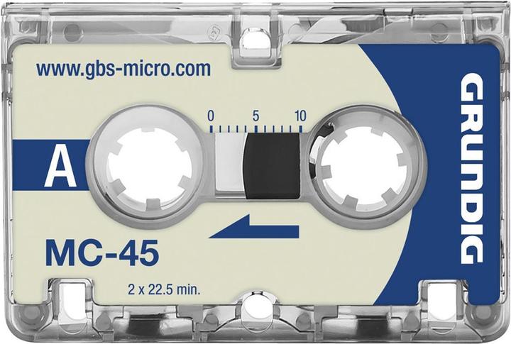 Actual product image Grundig Microcassettes MC45 (pack of 3)