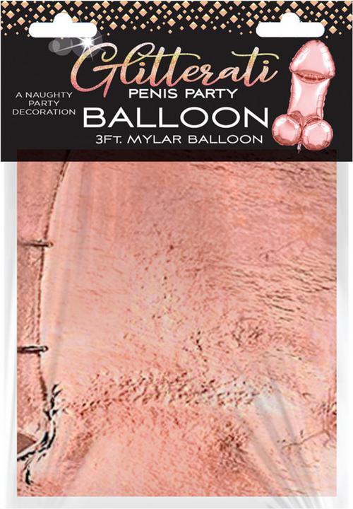 Produktbild Little Genie Productions Glitterati 3Ft Rose Gold Mylar Balloon