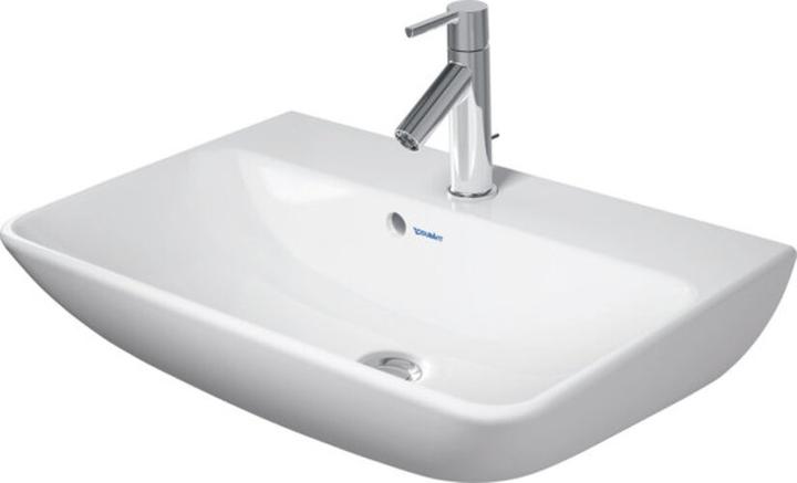 Duravit Waschtisch ME by Starck compact m ÜL m HLB 600x400mm 1 Hahnloch weiss (400 mm, 600 mm)